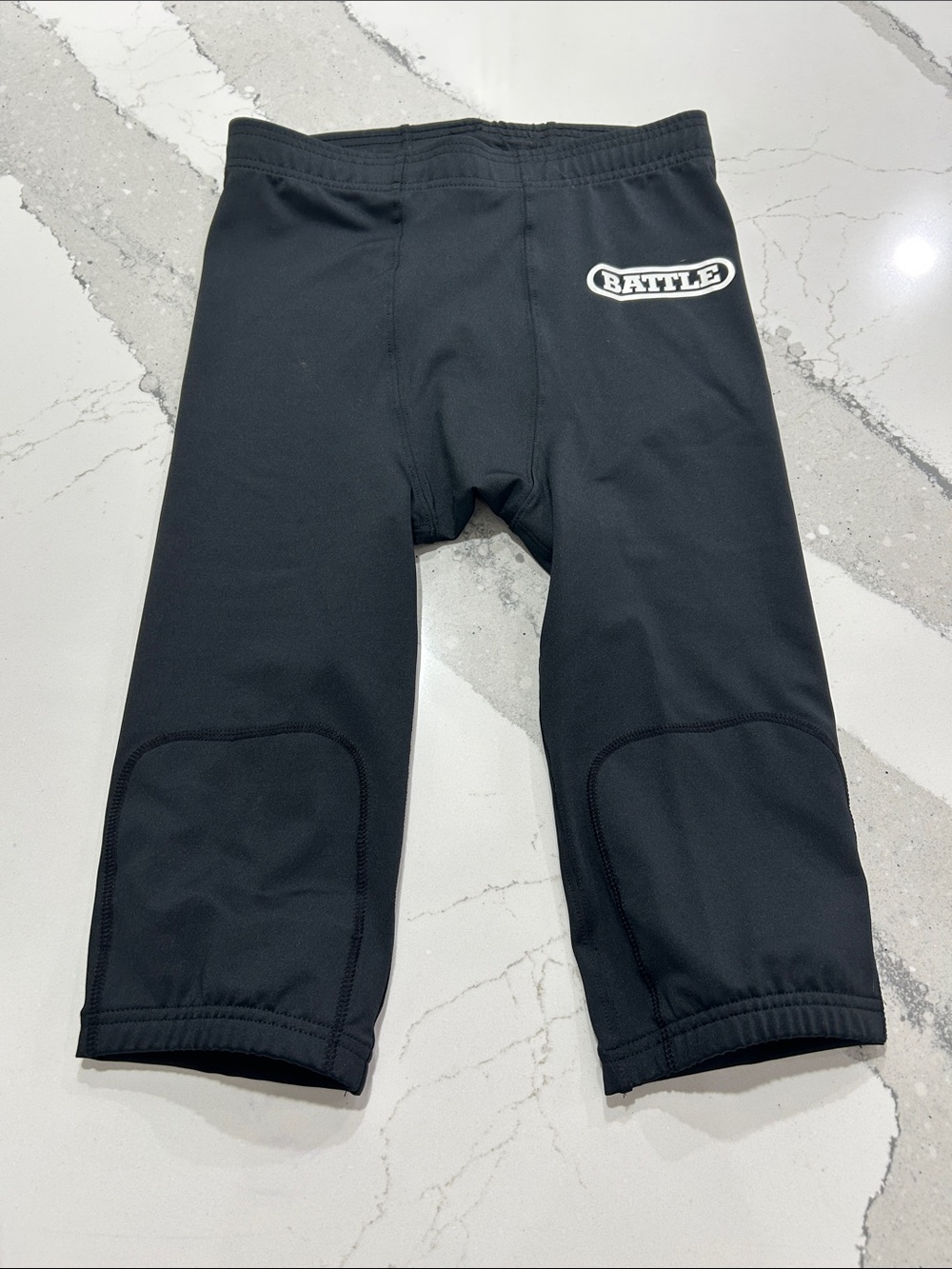 Men's Black Compression Football Pants- Non Padded